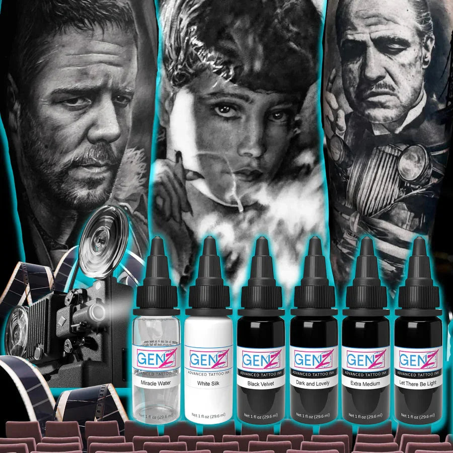 Intenze Ink Gen-Z Mark Mahoney Gangster Grey Set 6x30ml - BVShop