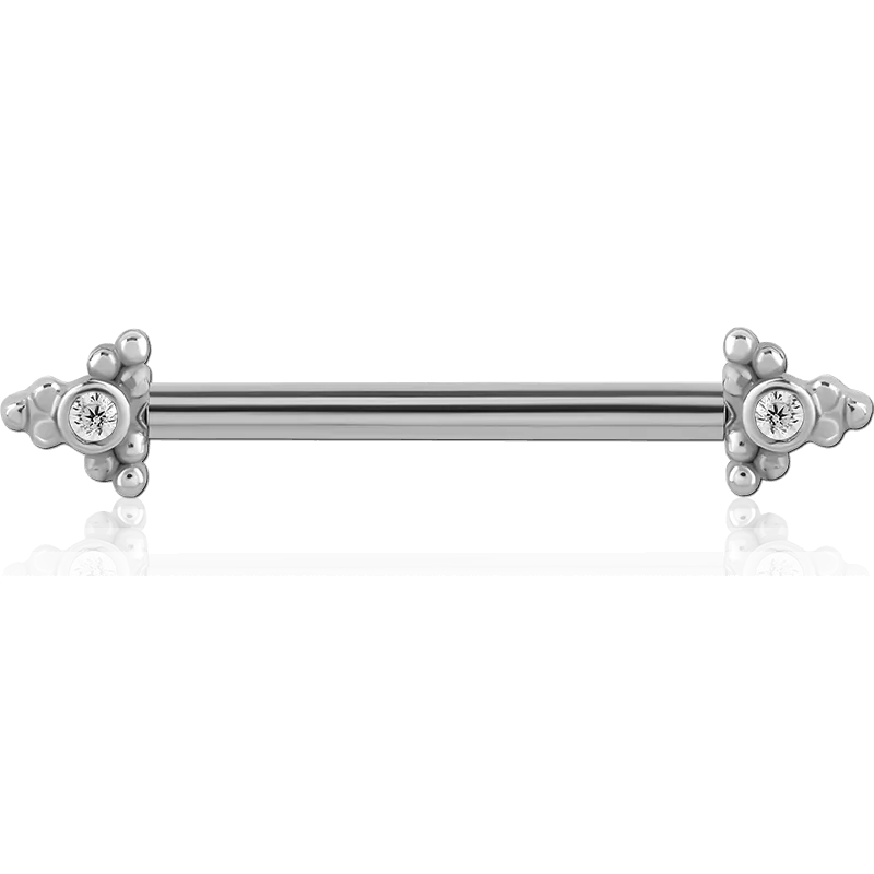 Pendiente de piercing para pezón con flecha