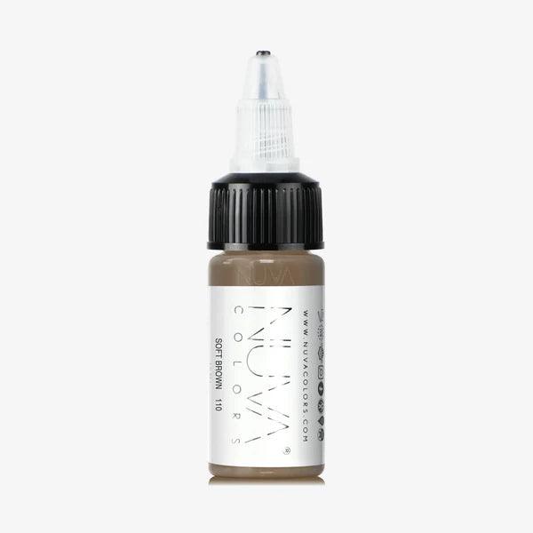 Nuva Colors Eyebrow Pigments 110 SOFT BROWN 15ml - BVShop
