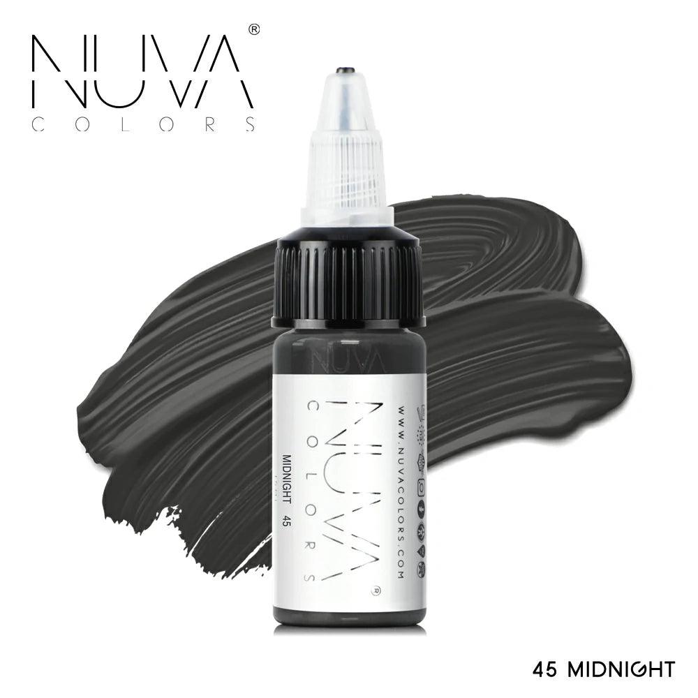 Nuva Colors Eyebrow Pigments 45 MIDNIGHT 15ml - BVShop
