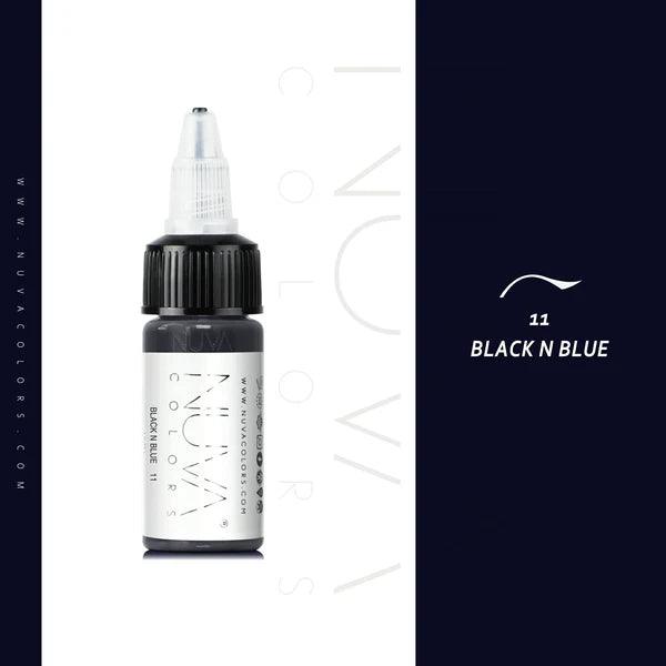 Nuva Colors Eyeliner Pigments 11 BLACK N BLUE 15ml - BVShop