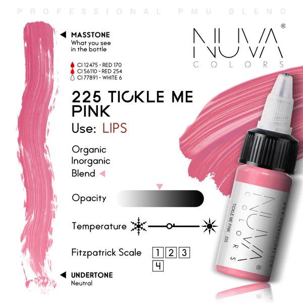 Nuva Colors Lip Pigments 225 TICKLE ME PINK 15ml - BVShop