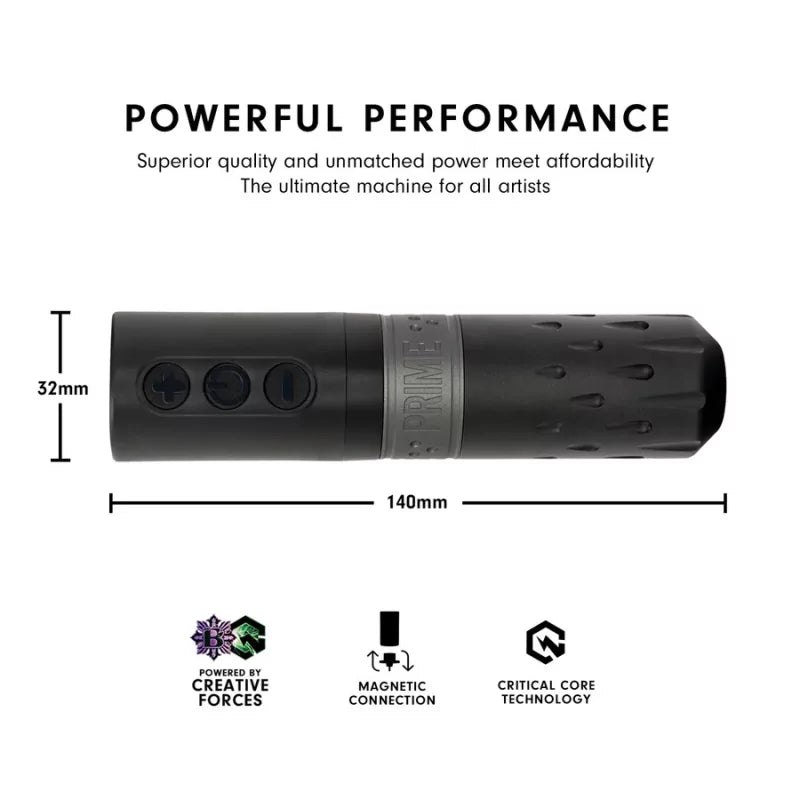 Prime X Critical Tattoo Wireless Machine Pen Full Set - BVShop