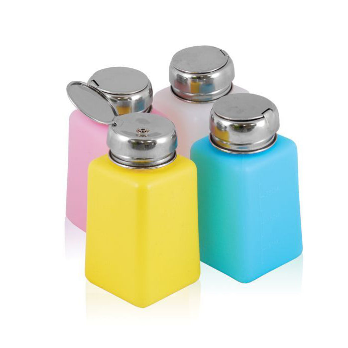 Pump bottle chrome 180ml mix color - BVShop