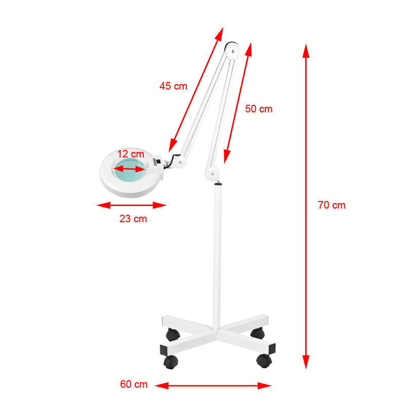 S4 LED magnifier lamp + LED tripod reg. light intensity - BVShop