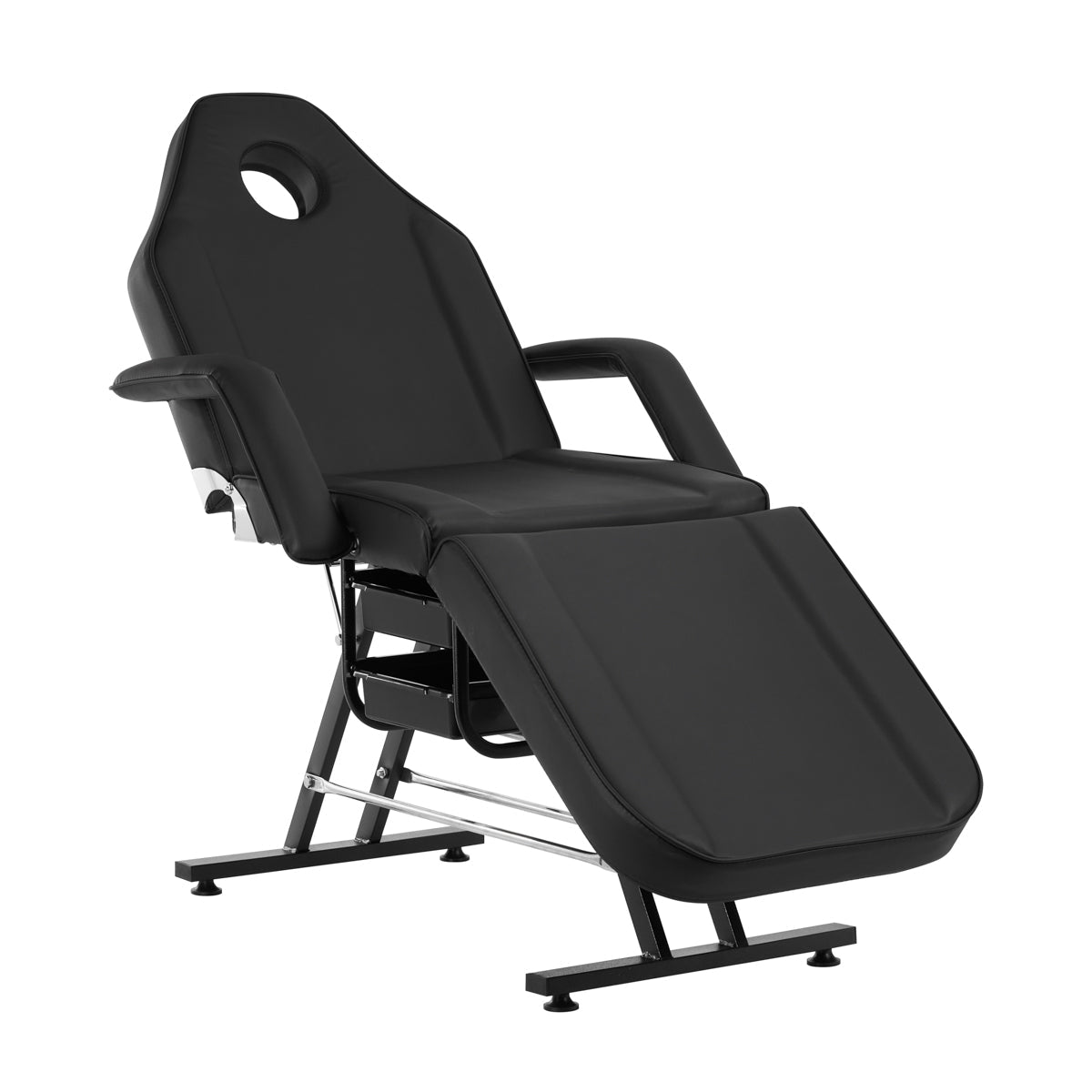 Sillon cosmetic chair with cuvettes black - BVShop