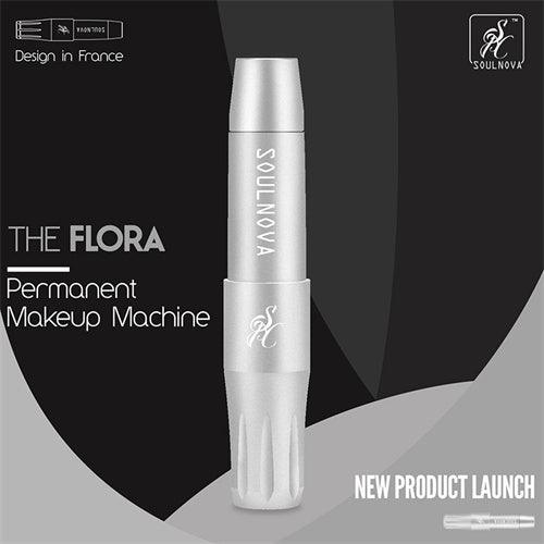 Soulnova The Flora PMU And Tattoo Machine Silver - BVShop