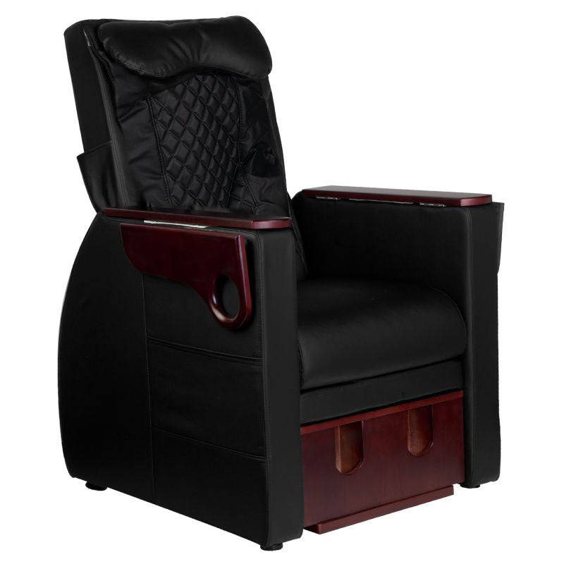 Spa chair for pedicure with back massage azzurro 101 black - BVShop
