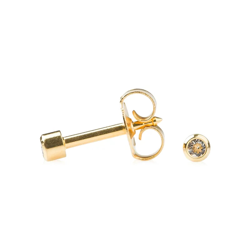 Pendiente Studex April Crystal con Bisel