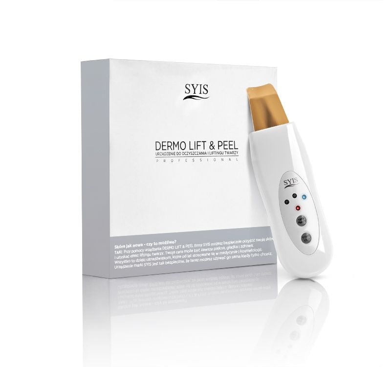 Syis device dermo lift & peel skin scrubber gold spatula - BVShop