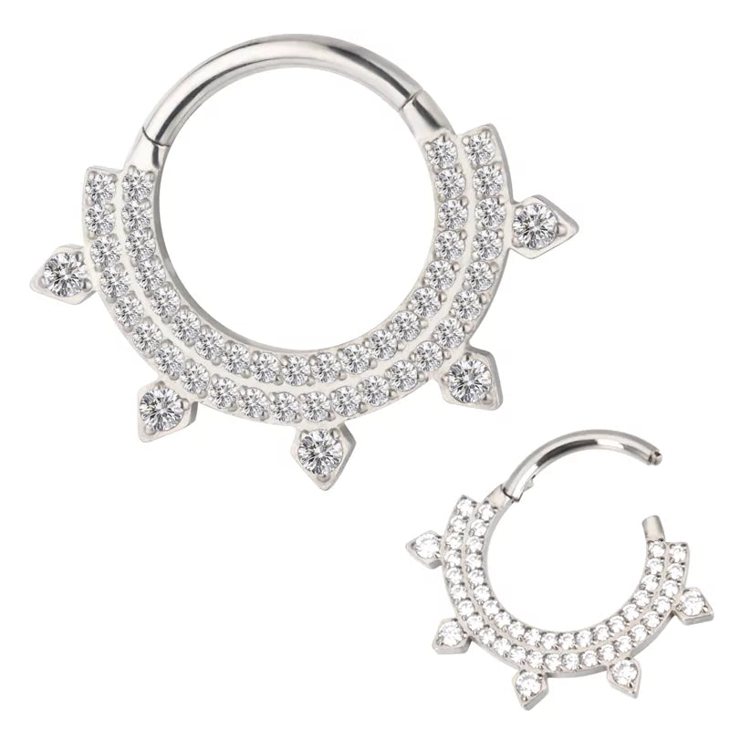 Anillo de titanio con doble revestimiento