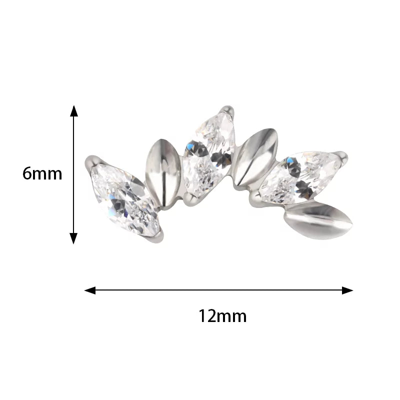 Anillo de titanio alternativo marquesa