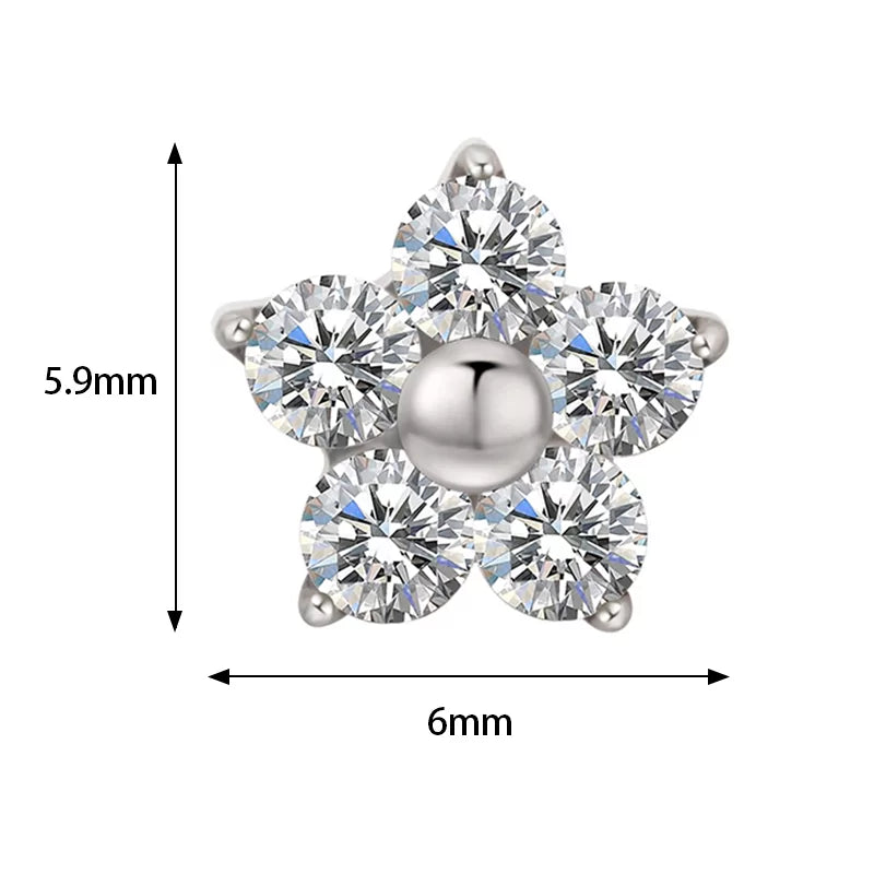 Anillo de Titanio Flor