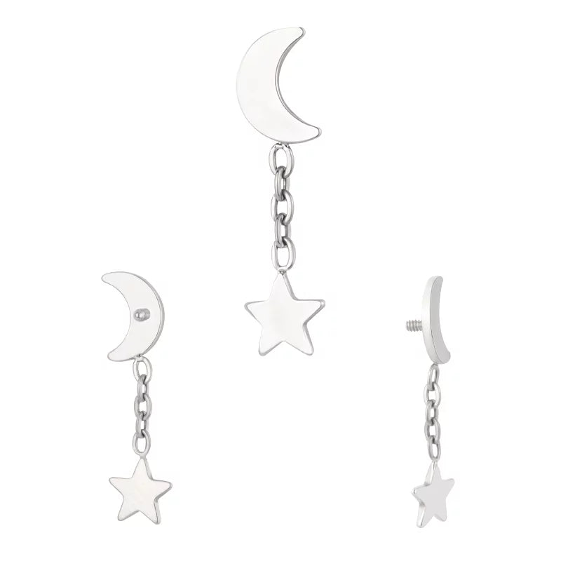 Anillo de Titanio Moonstar