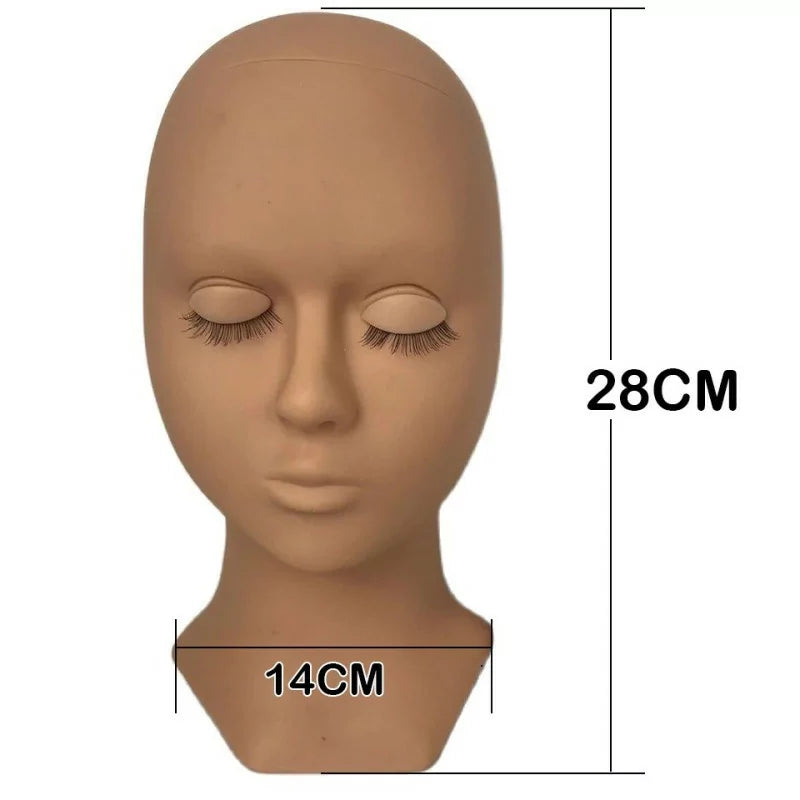 Training Manequinn Head With Removable Eyelids - BVShop