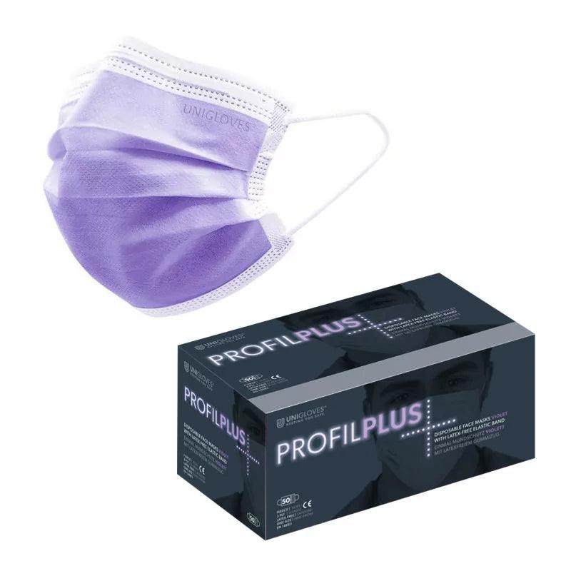 UNIGLOVES PROFIL PLUS Protective Face Mask 50pcs - BVShop