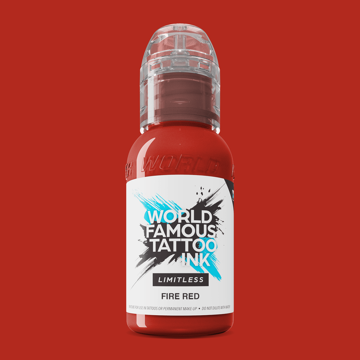 World Famous Limitless Tattoo Ink Fire Red 30ml - BVShop