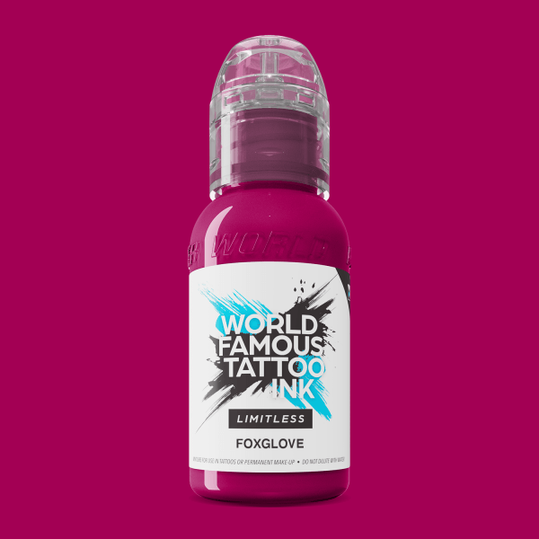 World Famous Limitless Tattoo Ink Foxglove 30ml - BVShop