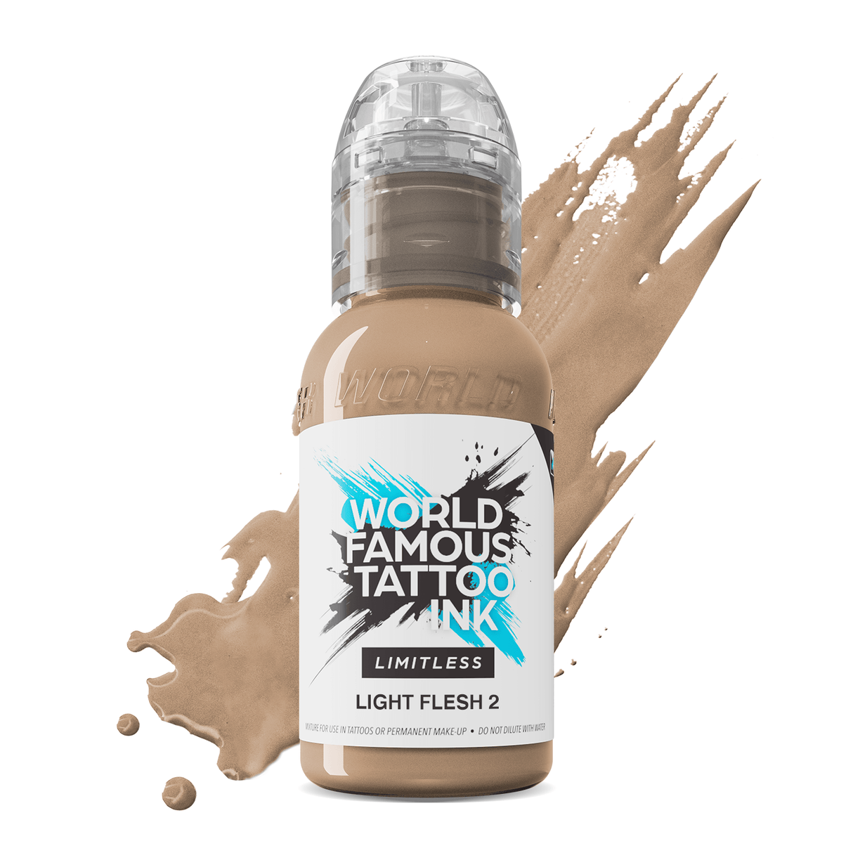 World Famous Limitless Tattoo Ink Light Flesh 2 30ml - BVShop