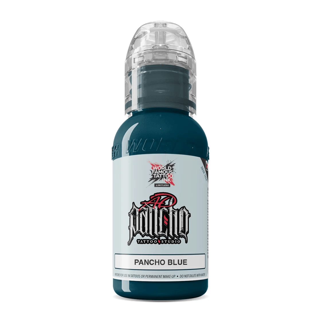 World Famous Tattoo Ink AD Pancho Blue 30ml - BVShop