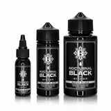 Nocturnal By Bishop Super Black 30ml, 118ml, 295ml — comparación de tamaños de botella