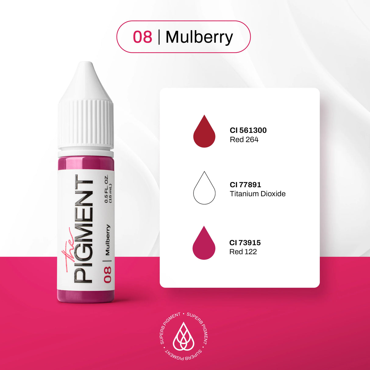 The Pigment 08 Mulberry Pigmento (15ml)