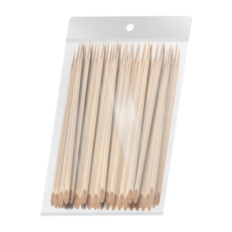100 pcs. Wooden manicure cuticle sticks 15 cm OCHO NAILS - BVShop