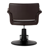 Gabbiano Lucca hairdressing chair brown - BVShop