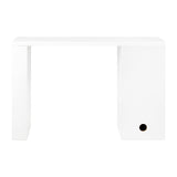 White cosmetic workstation G031 with storage drawers