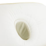 Sillon Cloud cream electric beauty chair viewed from the rear