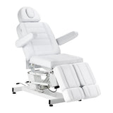 Azzurro 706 electric pedicure chair in white with a single motor, designed for beauty salon furniture use.