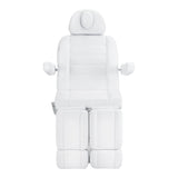 White Azzurro 706 electric pedicure chair with one motor, designed for beauty salon furniture with a sleek, modern look.