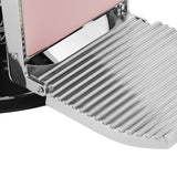 Gabbiano Visionerio barber chair pink chrome frame - BVShop