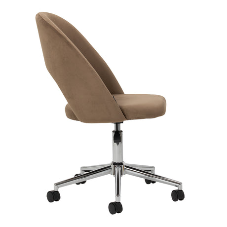 4RICO Arco adjustable brown salon chair with gas lift
