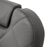 Dimensions photo for Gabbiano Bruno graphite barber chair with black base