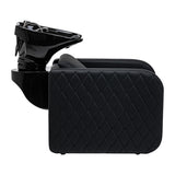Sylvia Plus black ceramic shampoo basin