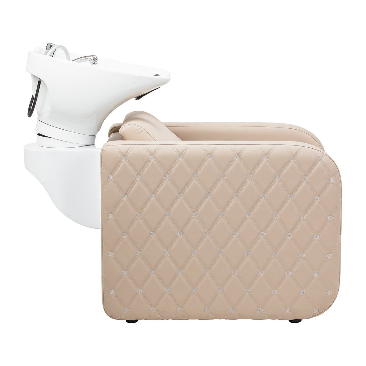 Gabbiano Sylvia Plus Lavacabezas Eléctrico Con Masaje – Beige · Vista lateral