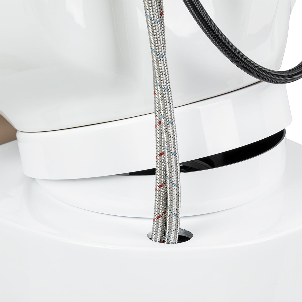 Gabbiano Sylvia Plus Lavacabezas Eléctrico Con Masaje – Beige · Detalle de fijación