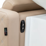 Gabbiano Sylvia Plus Lavacabezas Eléctrico Con Masaje – Beige · Botones de control