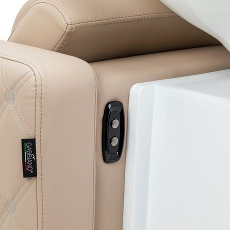 Gabbiano Sylvia Plus Lavacabezas Eléctrico Con Masaje – Beige · Botones de control
