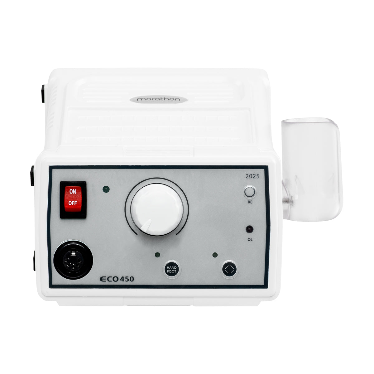 Saeyang Marathon Eco 450 Torno Con SH37L(M45) – 100W · Vista frontal