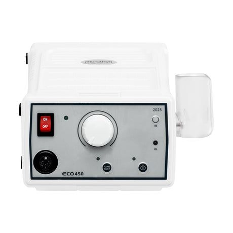 Saeyang Marathon Eco 450 Torno Con SH37L(M45) – 100W · Vista frontal