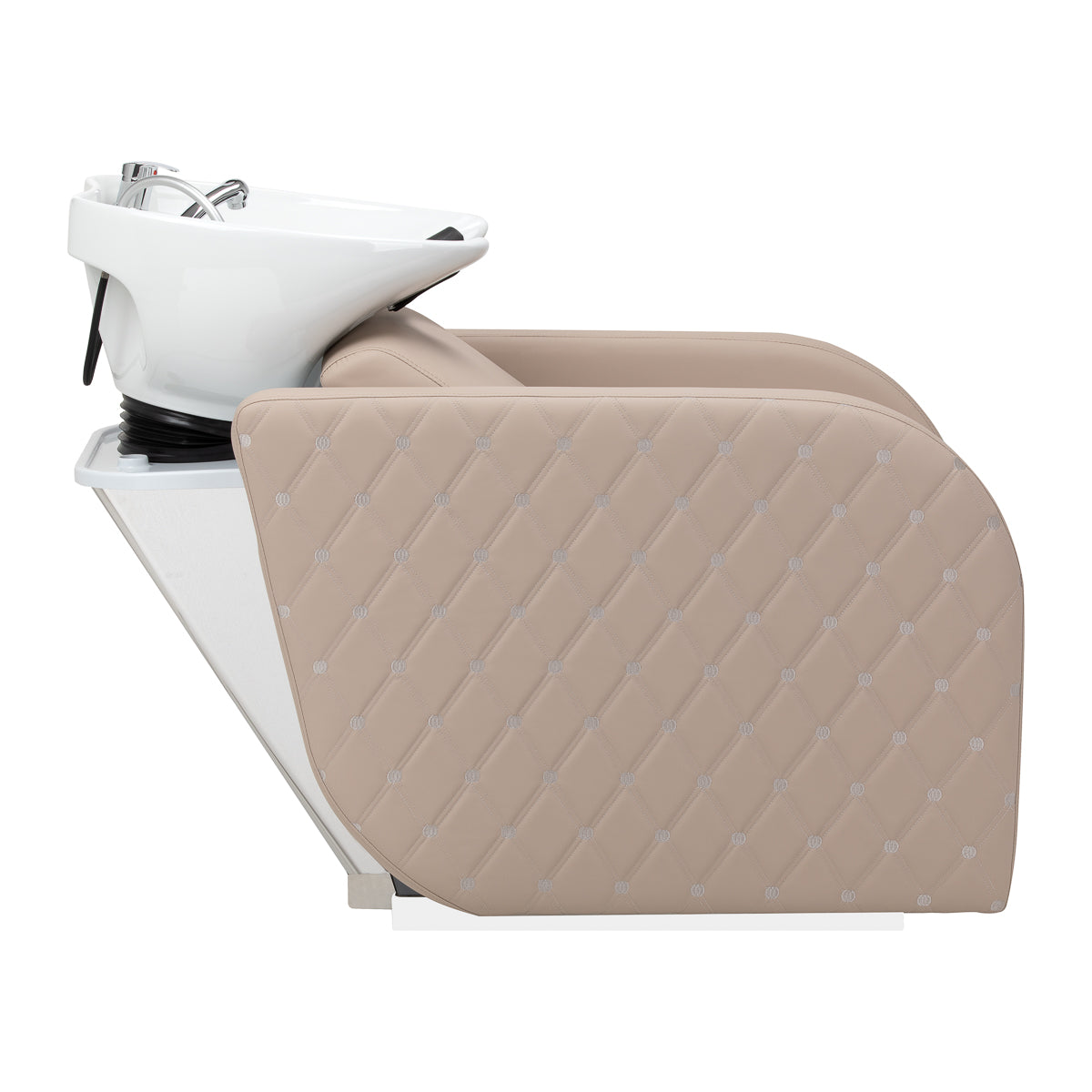 Gabbiano Ines Lavacabezas Eléctrico Con Masaje – Beige · Vista lateral