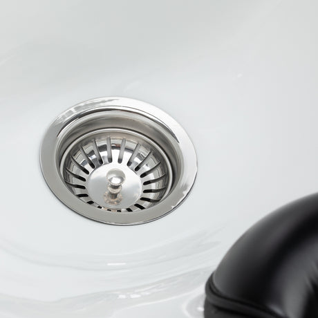 Gabbiano Ines Lavacabezas Eléctrico Con Masaje – Beige · Detalle del desagüe