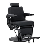 Gabbiano Continental Sillón De Barbería Con Masaje – Negro · Vista general
