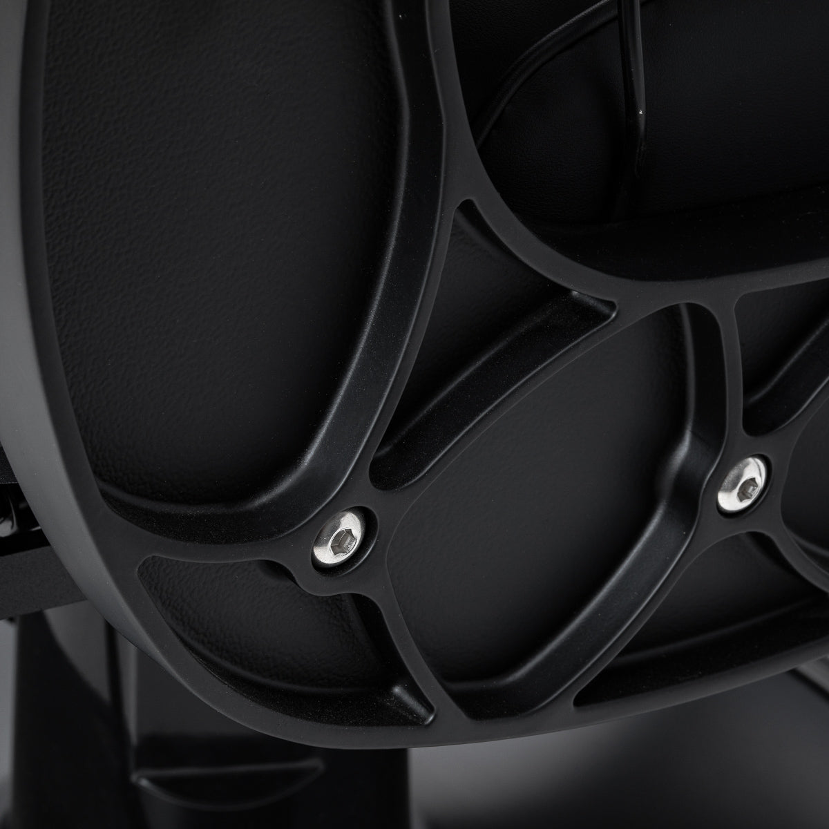 Gabbiano Continental Sillón De Barbería Con Masaje – Negro · Detalle del respaldo