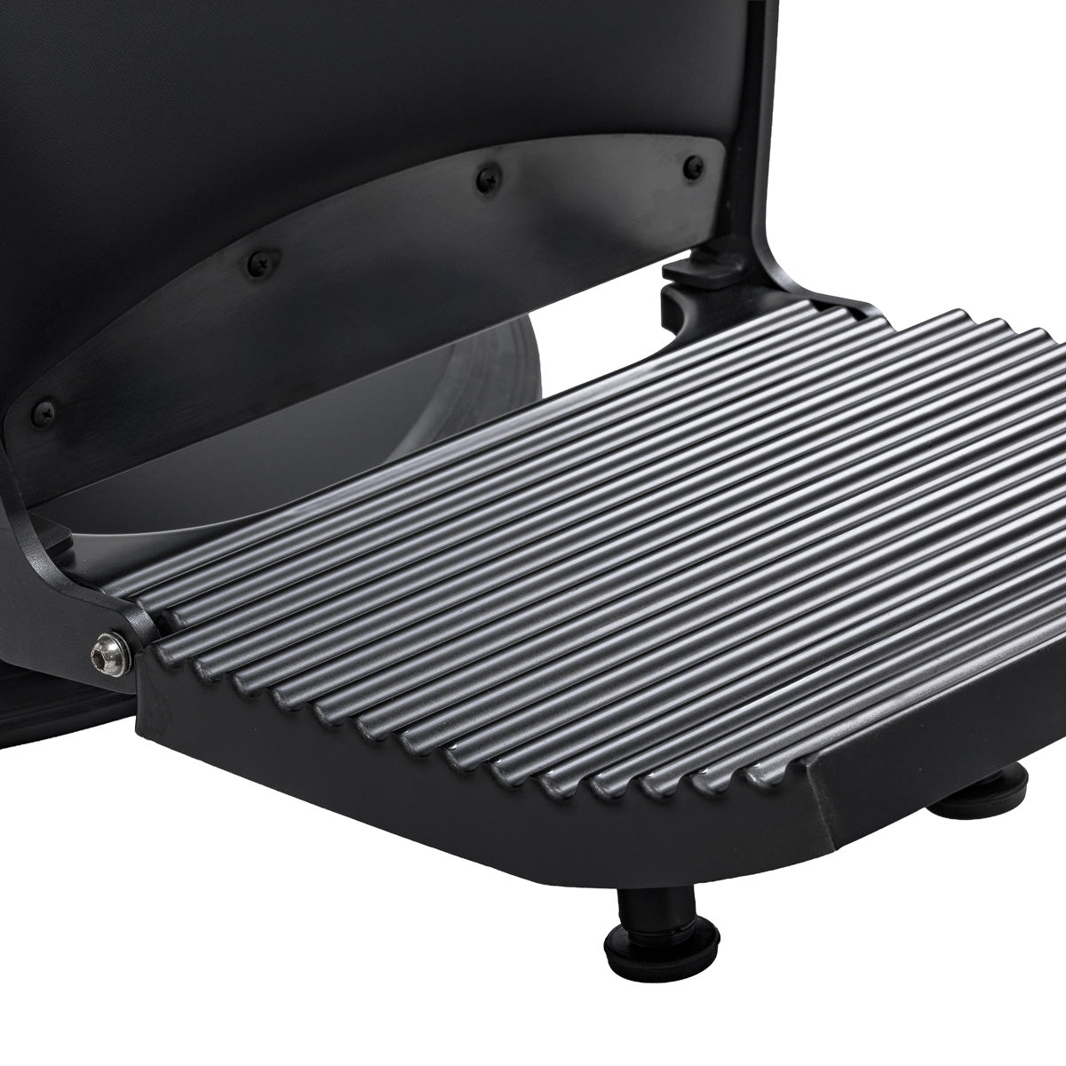 Gabbiano Continental Sillón De Barbería Con Masaje – Negro · Detalle del reposapiés