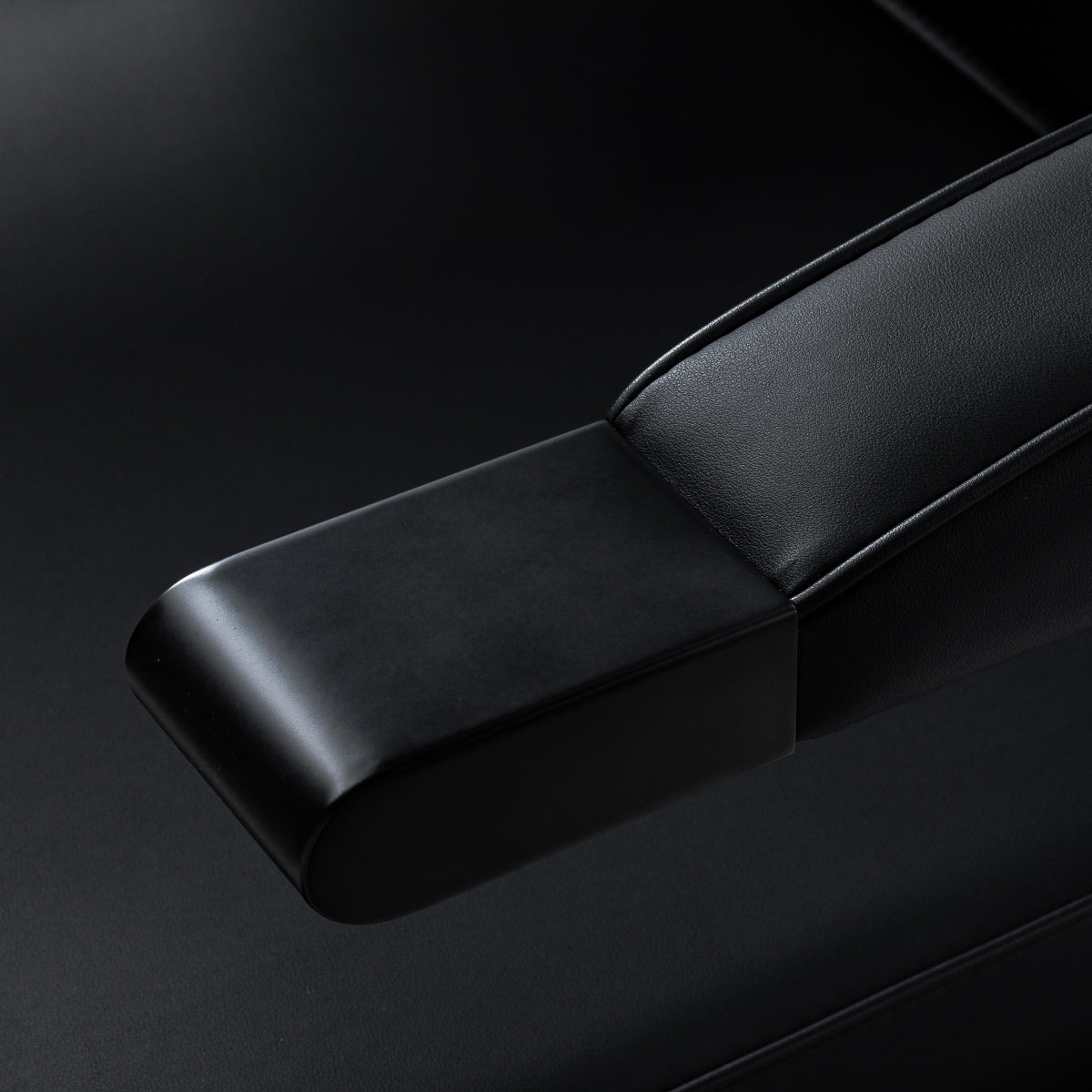 Gabbiano Continental Sillón De Barbería Con Masaje – Negro · Detalle del reposabrazos