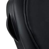 Gabbiano Francesco Sillón De Barbería Con Masaje – Negro, Base Negra · Detalle del respaldo