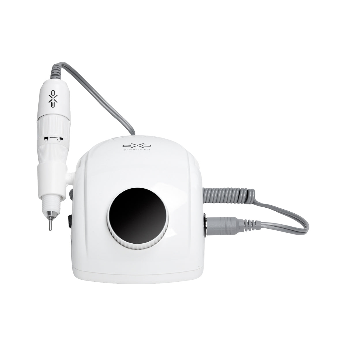 EXO Futura Torno De Uñas 65W – Blanco · Vista lateral
